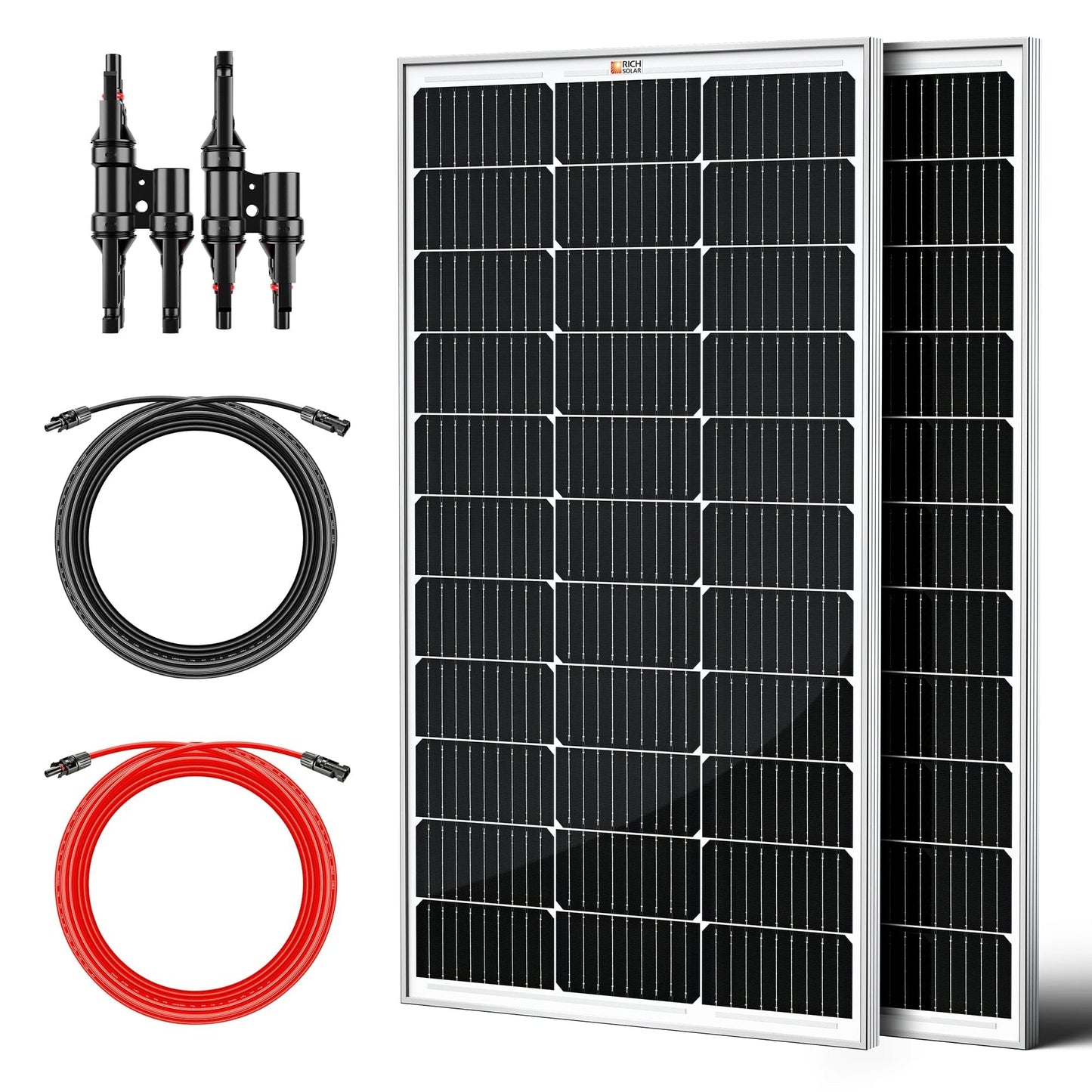 RICH SOLAR | 200 Watt Solar Kit for Solar Generators | Portable Power Stations