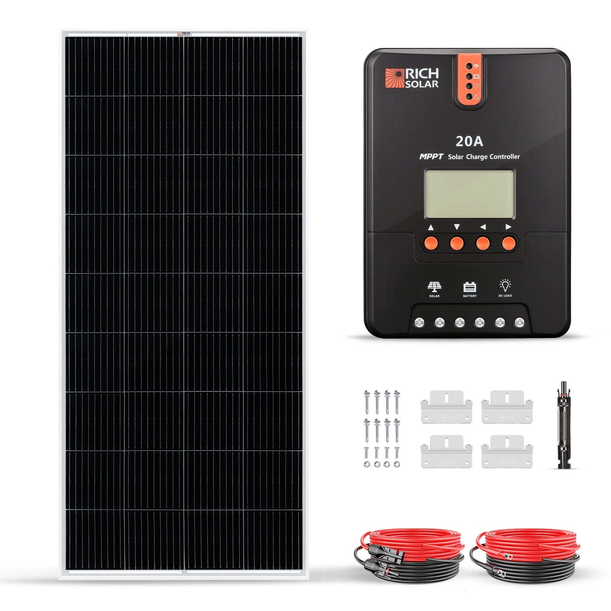 RICH SOLAR 200 Watt Solar Kit Solar Kits RICH SOLAR Standard Kit