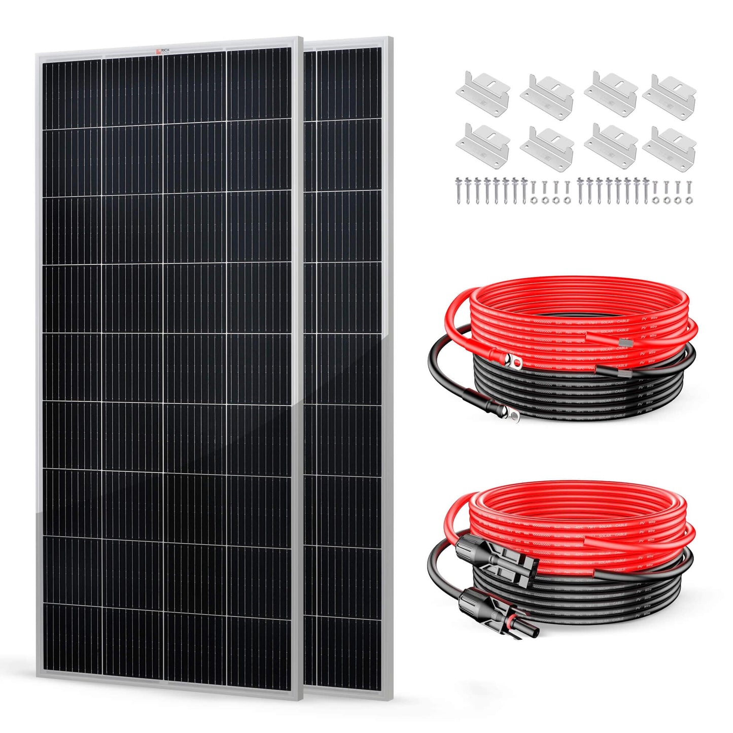 RICH SOLAR 400 Watt Solar Kit Solar Kits RICH SOLAR Standard kit without controller & fuse