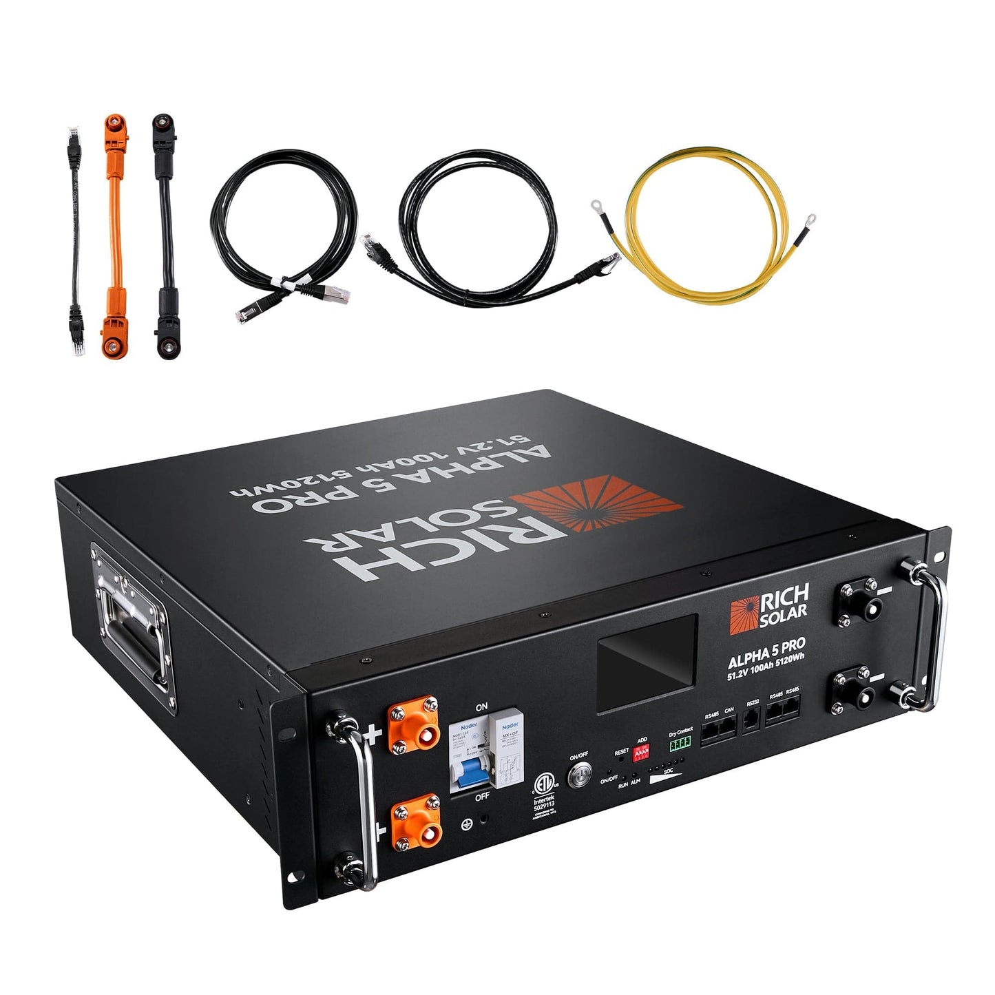 RICH SOLAR Complete Off-Grid Solar Kit RS-H6548 | 8000W PV Input 48V 120VAC Output + 6560(16x410) Watt Solar PV [KIT-SR0001]