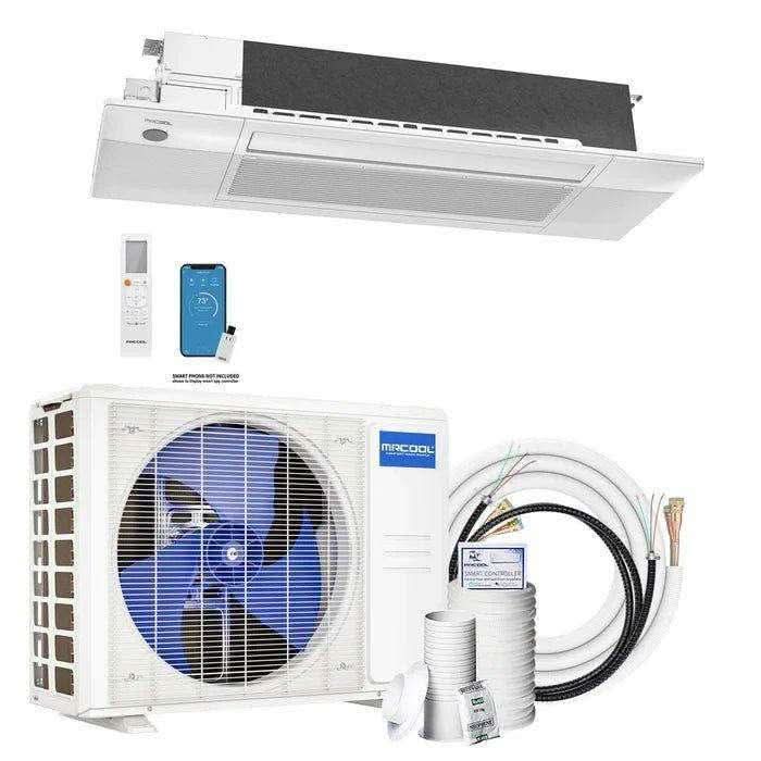 MRCOOL DIY 4th Gen 18K BTU Mini-Split Heat Pump with Ceiling Cassette & 25 Ft. Line Set