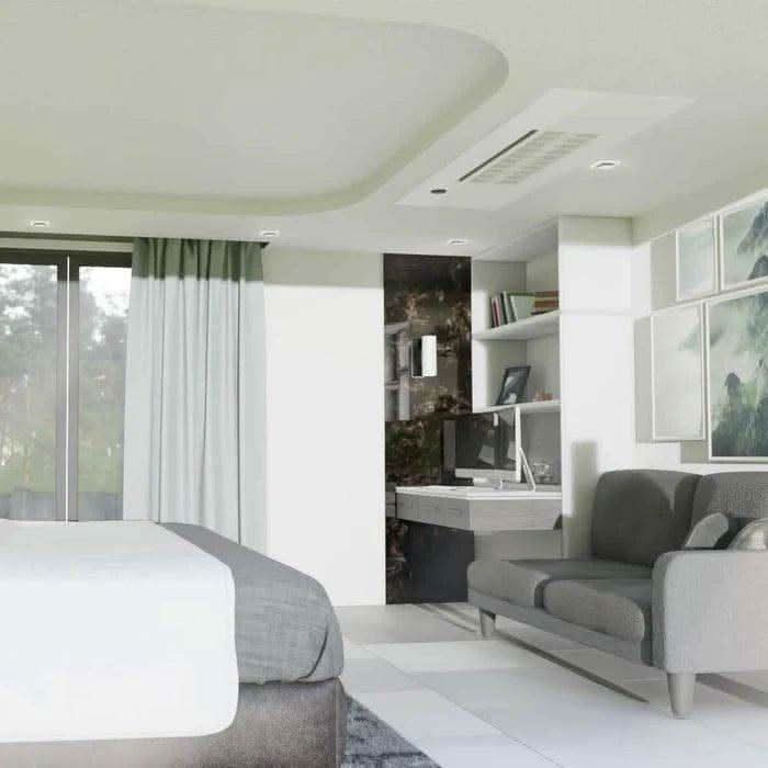 MRCOOL DIY 5th Gen E-Star Series 18K BTU, 1.5 Ton, 21.5 SEER2 Ductless Mini-Split Heat Pump System with Ceiling Cassette Air Handler – R-454B