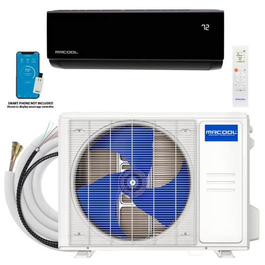 MRCOOL DIY Select 12,000 BTU 115V Complete DIY Mini-Split System — Black Air Handler